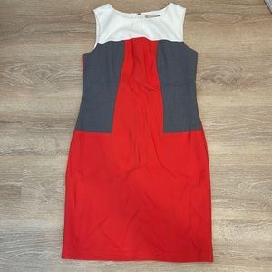 Banana Republic color block dress size 8
